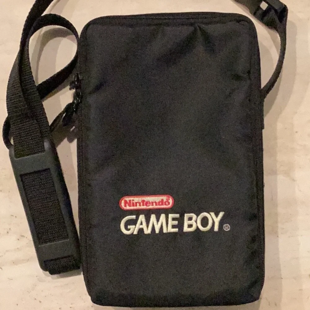 Vintage Nintendo Game Boy Color Console Carrying Case Travel Bag Gameboy Black